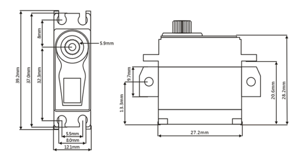 SRT MIN6 1/12 Pancar HV CORELESS Servo — изображение 4